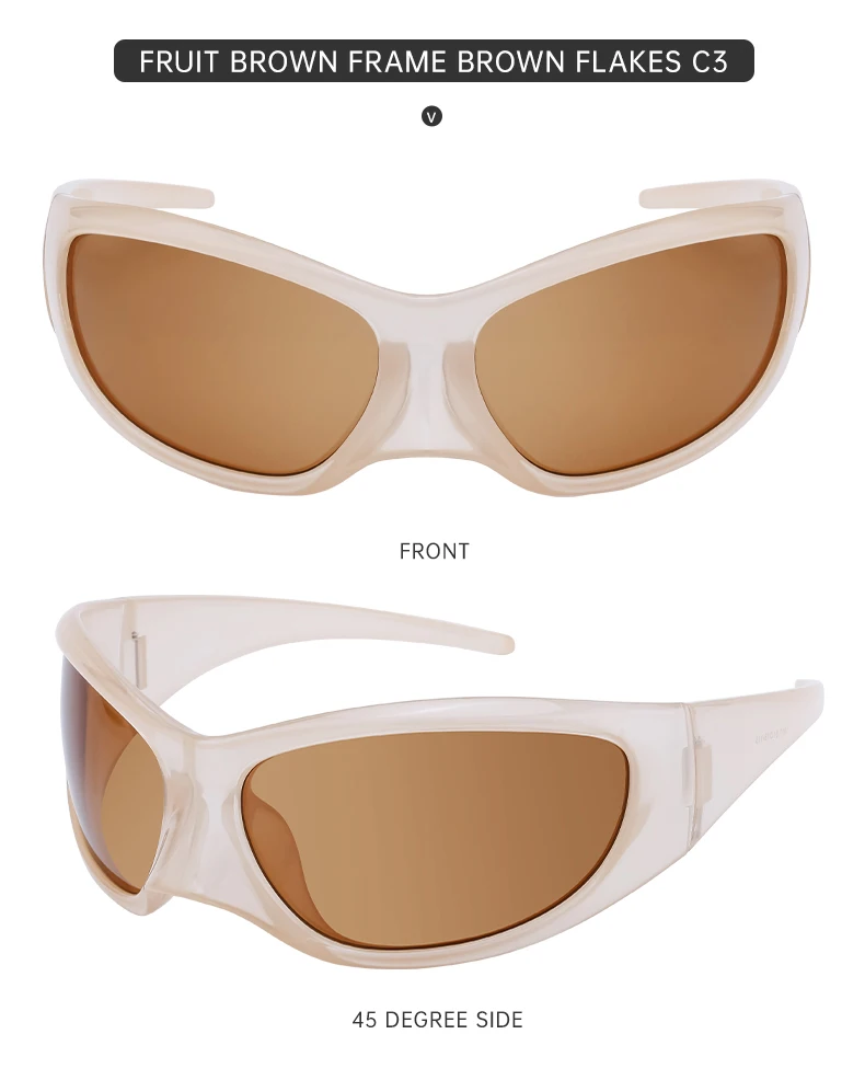 Y2K Punk Katzenaugen-Sonnenbrille für Damen und Herren 2026 Luxusmarke Trendige Sonnenbrillen Vintage Übergroße Steampunk-Brille Gafas De Sol – Detail 17