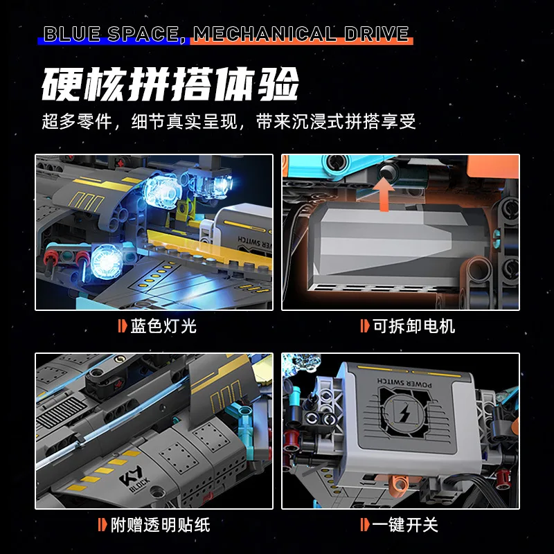 IN MAGAZZINO K96139 Stazione Spaziale Tecnica Dell'aviazione Building Blocks Modello Astronave Mattoni Assemblaggio Giocattoli per I Ragazzi Regali Di Natale