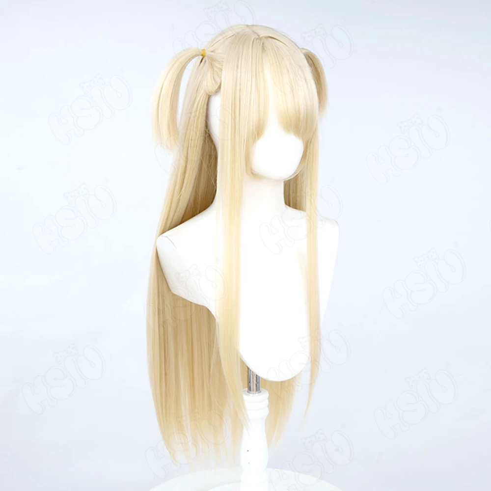 อะนิเมะ Fate/kaleid liner Illyasviel von Einzbern Cosplay วิกผมยาวผมสีบลอนด์ + หมวกวิกผมอะนิเมะคอสเพลย์วิกผมปาร์ตี้ฮาโลวีนวิกผม