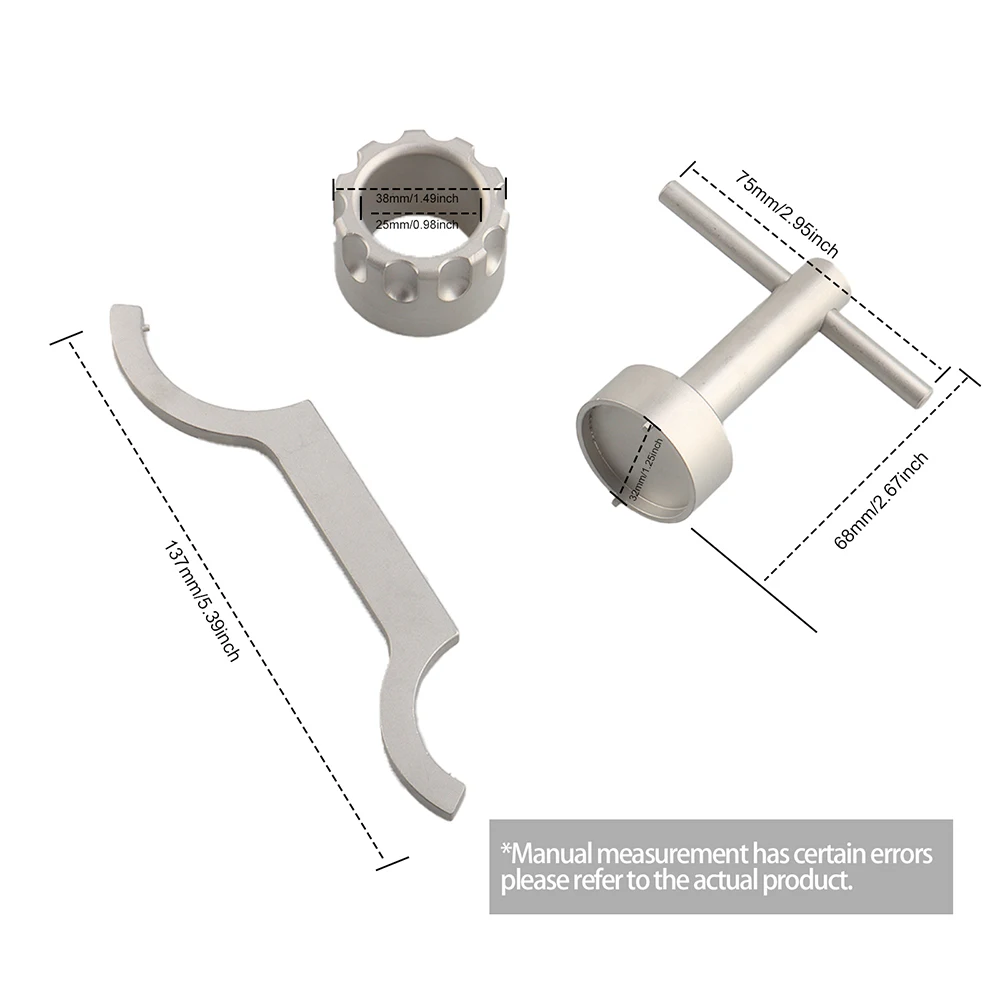 PVS-14 Night Vision Installation Wrench Tool Spanner PVS-14 Disassembly Tool Set Removal Silvery for PVS14 gs33-0256B