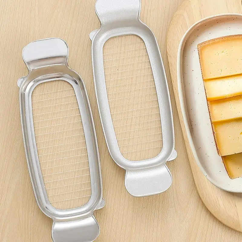 Butter Cutter Handheld Block Cheese Cutter Multipurpose Heavy Duty Avocado Chopper Wire Food Slicing Tool For Hard Boiled Eggs