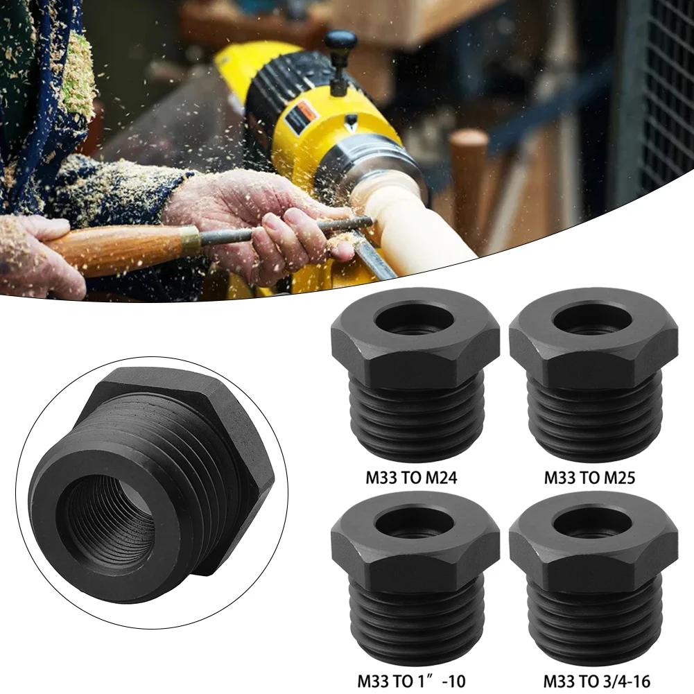 

Lathe Headstock Spindle Adapter External 33mm Internal 24mm Woodworking Tool Accessories Wood Lathe Chuck Adapter