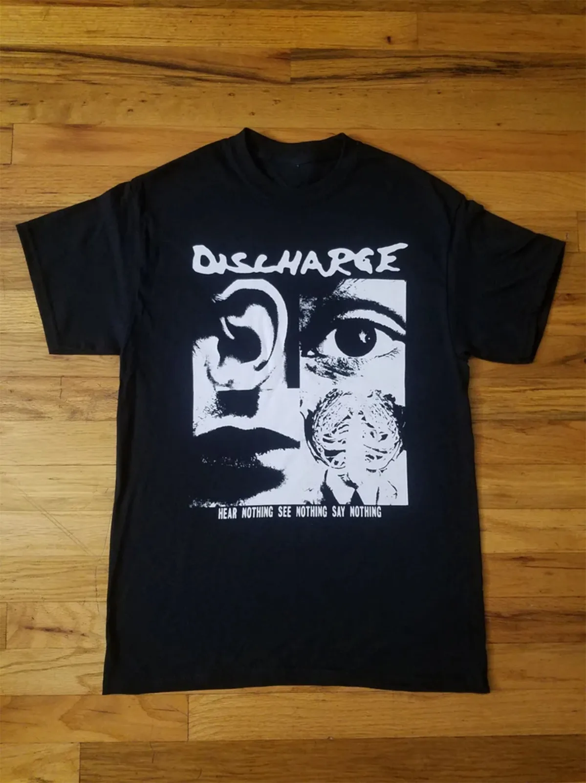 Discharge - Hear Nothing Shirt COTTON T Shirt Size S M L 234XL EE1570