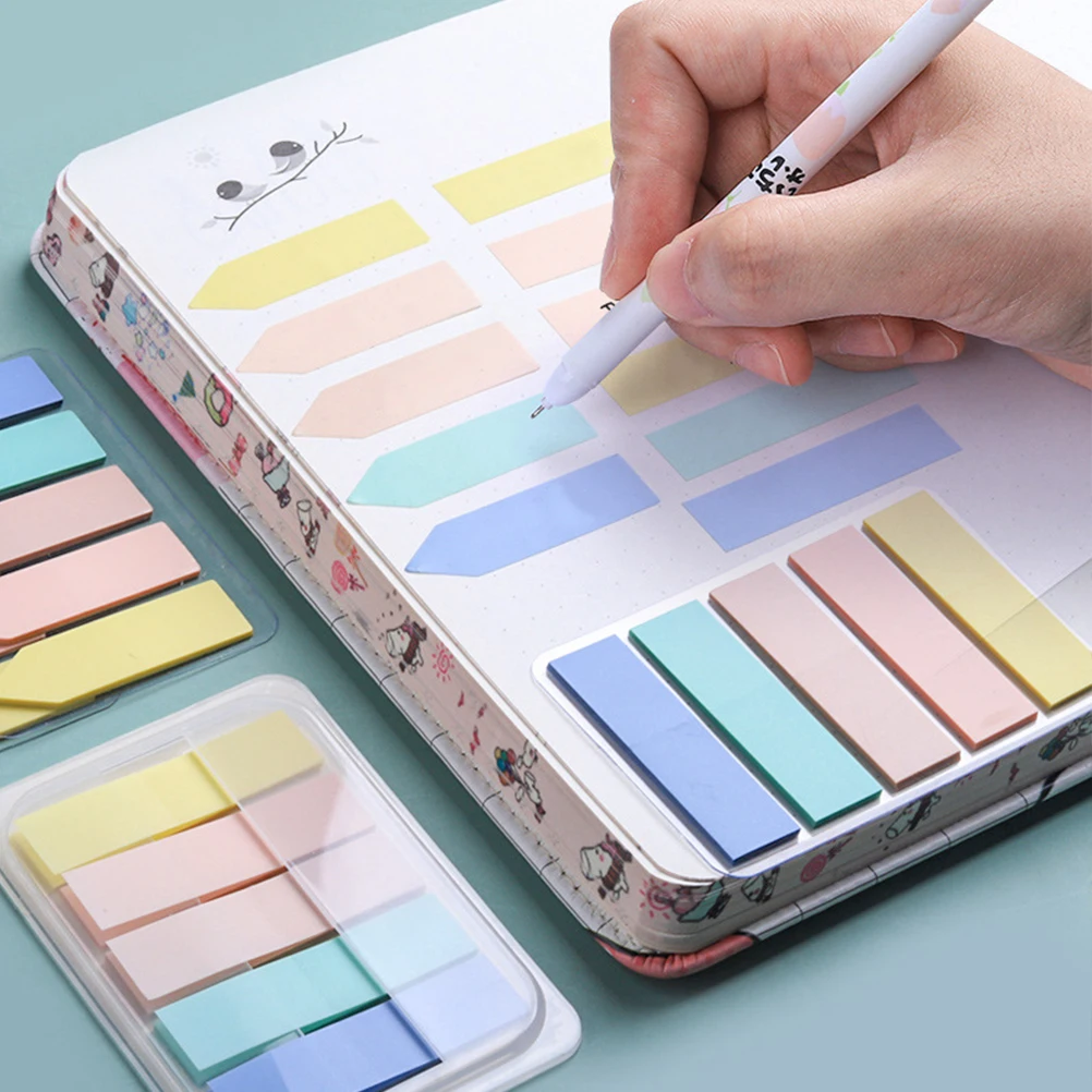 

700pcs Sticky Tabs Book Index Markers Multi-Function Page Flags Bright Color For Study Office Home Use Page Marker