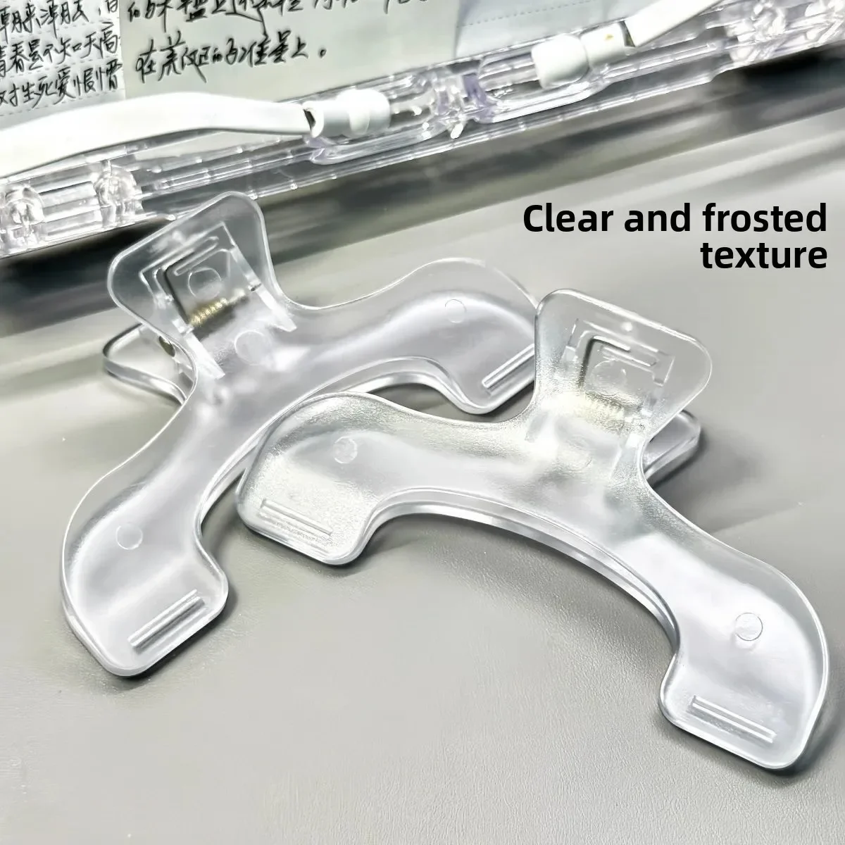 

1/100 PCS Book Clip Kawaii Reading Clip Fixed To Prevent Page Turning Frosted Folder Clips School Office Supplies Stationery