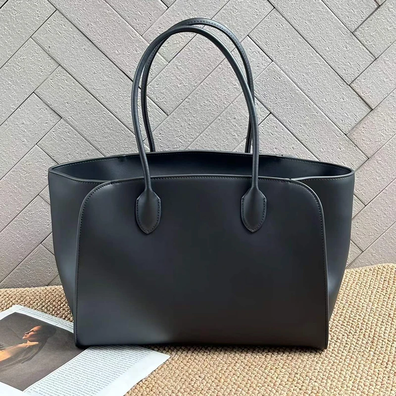 2026 Hot Selling Luxury High Quality Genuine Leather Women Handbag Fashionable Simple Large-capacity Tote Bag Shopping Bag