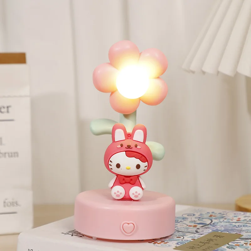 Sweet and Lovely Sunflower Glowing Toy DIY Night Light Lamp for Bedroom Book Light