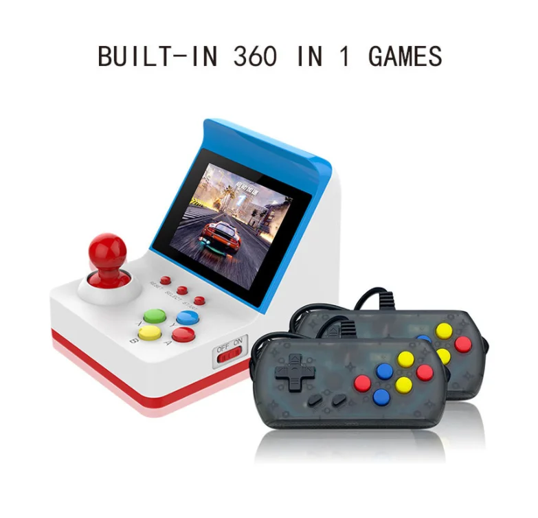 Drop Shipping A6 mini arcade retro arcade portable game console NES nostalgic FC can be online double play