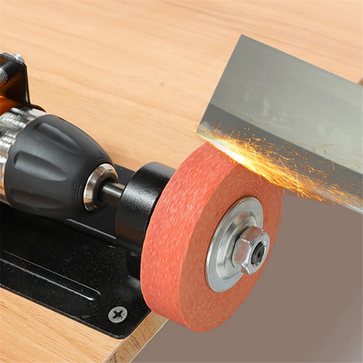 

Hand Electric Drill to Grinder Machine Sander Conversion Head Set Grindstone Polishing Grinding Wheel Knife Hrinder,AJAS