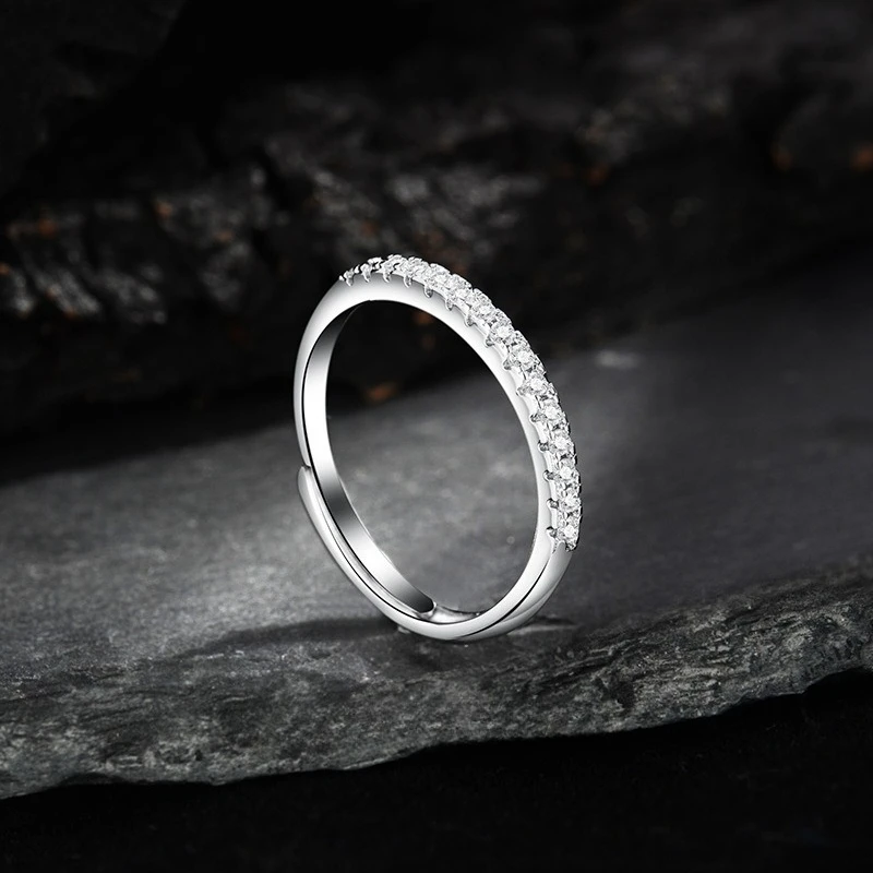 

Новое кольцо из стерлингового серебра 925 пробы с муассанитом, высокое качество для женщин, свадебные украшения, очаровательное кольцо для помолвки, вечерние, модное кольцо высшего качества