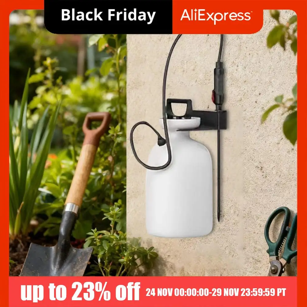 

Wall-Mounted Garden Sprayer Rack Versatile Design Space-Saving Sprayer Holder Rust Resistant Heavy Duty Wall Mount Storage