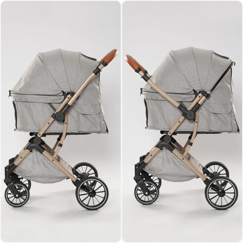 Foldable Separation Pet Dog Stroller for Medium Dog for Traveling