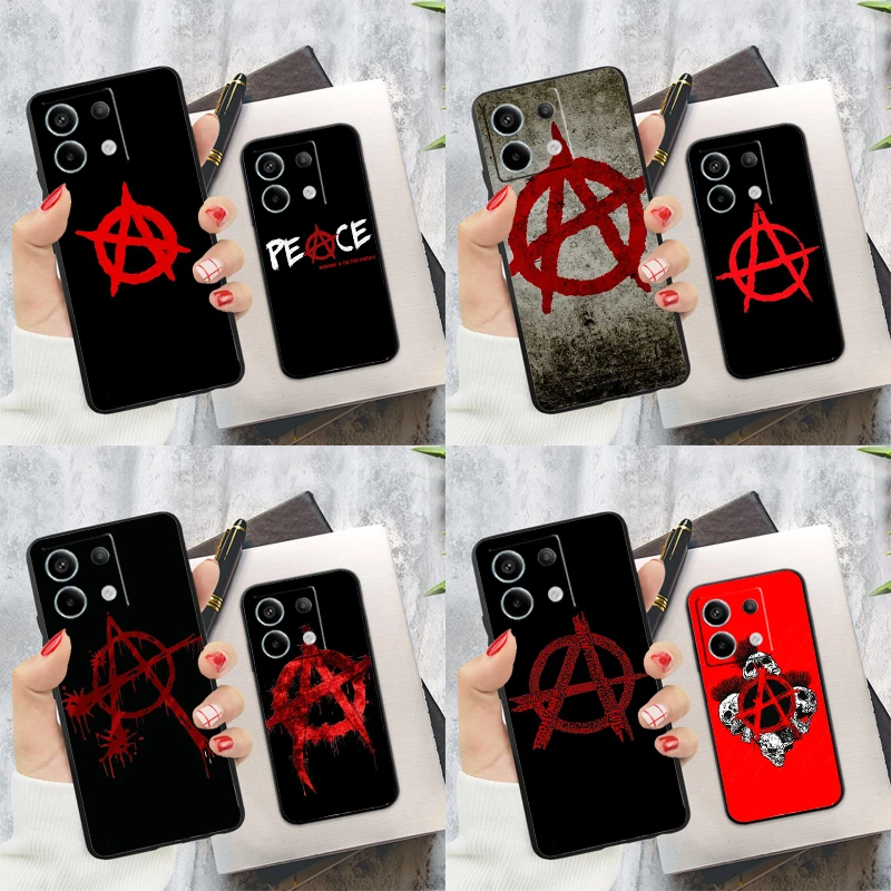 Anarchy Symbol A Case For Xiaomi Redmi Note 13 Pro 14 12 11 9 10 9S 10S 11S 12S Redmi 13C 10C 12C 14C Cover