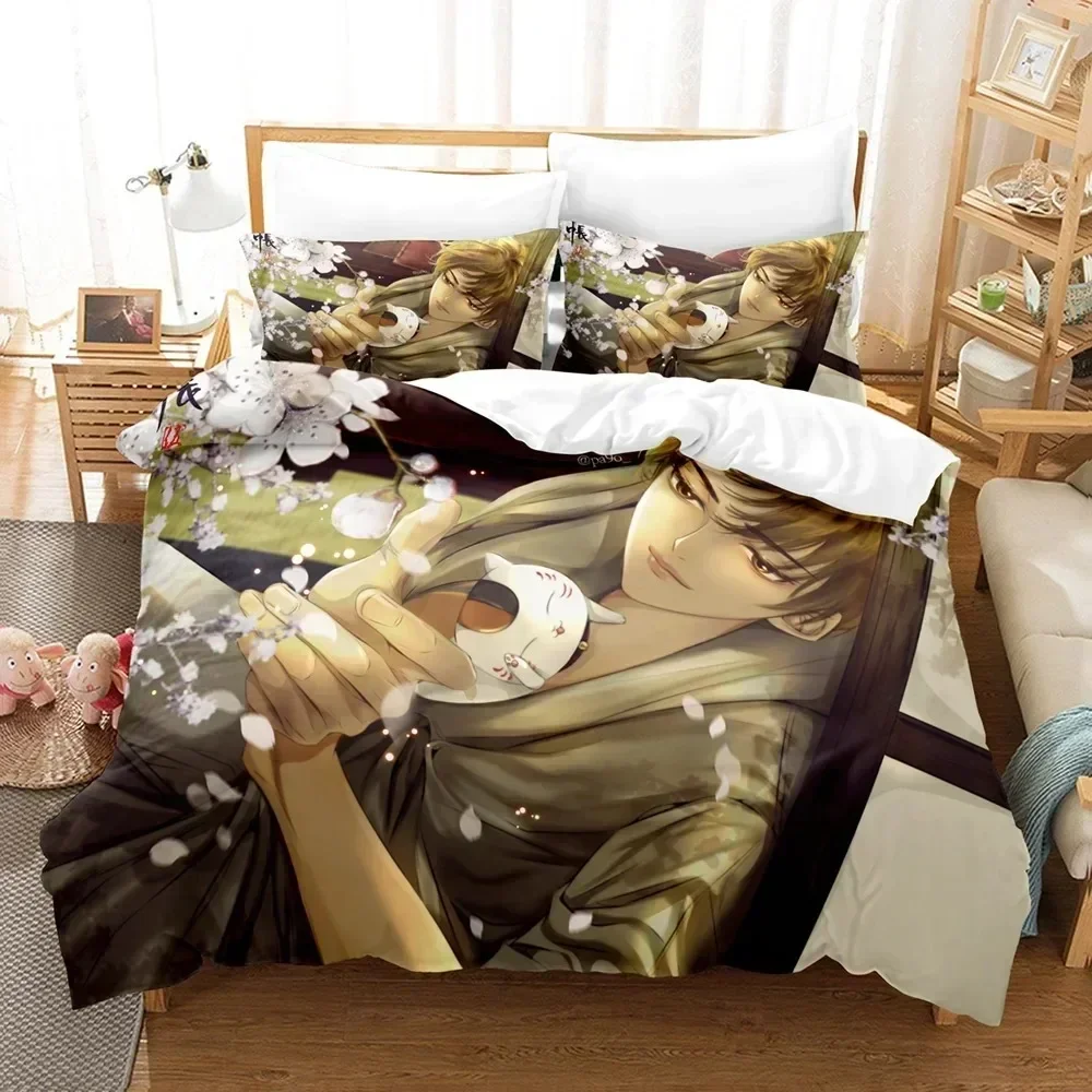 Luxury New 3D Print Natsume's Book of Friends Anime Duvet Cover Bedding Set Pillowcases Quilt Cover Home Decor Twin King Queen