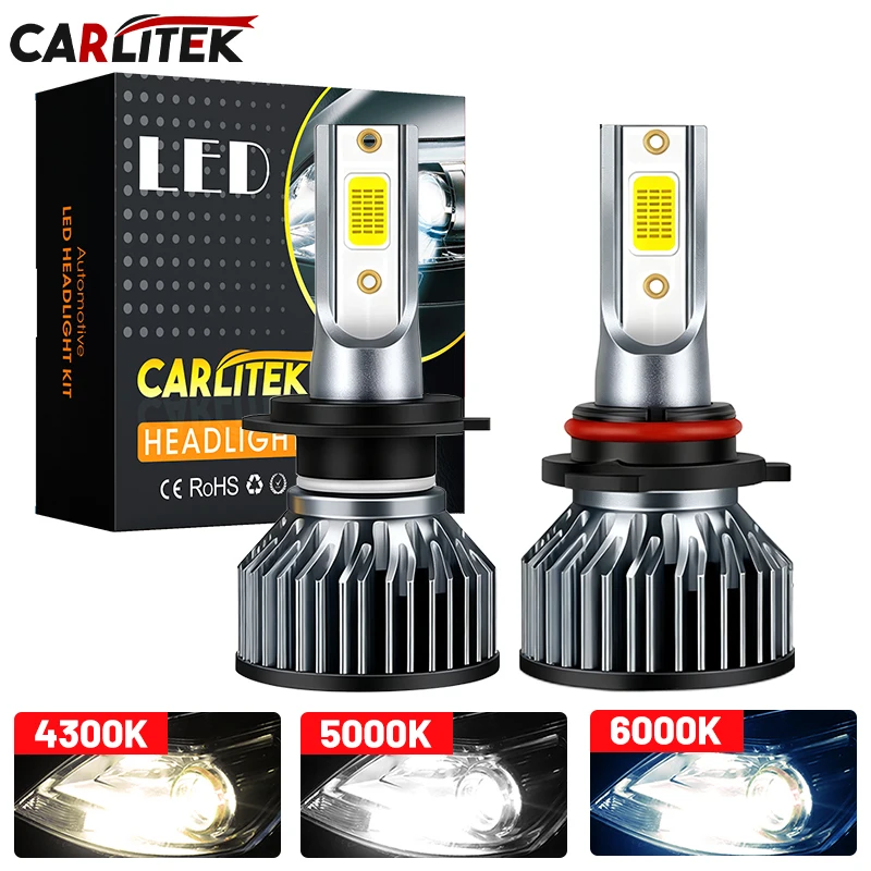 2Pcs LED Car Headlight H4 H7 LED H11 H8 H9 blue 6000K Auto fog Light 9005 HB3 9006 HB412V LED Bulb 4300K 5000K Standard White