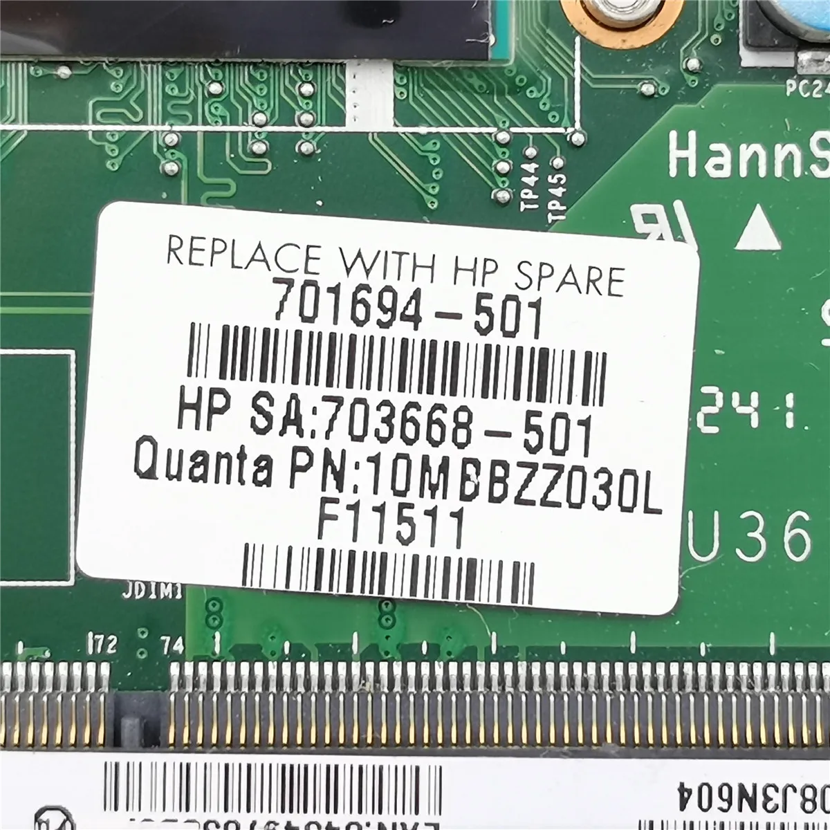 Placa base para portátil HP 15-B, 15T-b U36, 701694-501, 701694-001, 701677-001, con i5-3317U DA0U36MB6D0 REV:D 31U36MB00D0