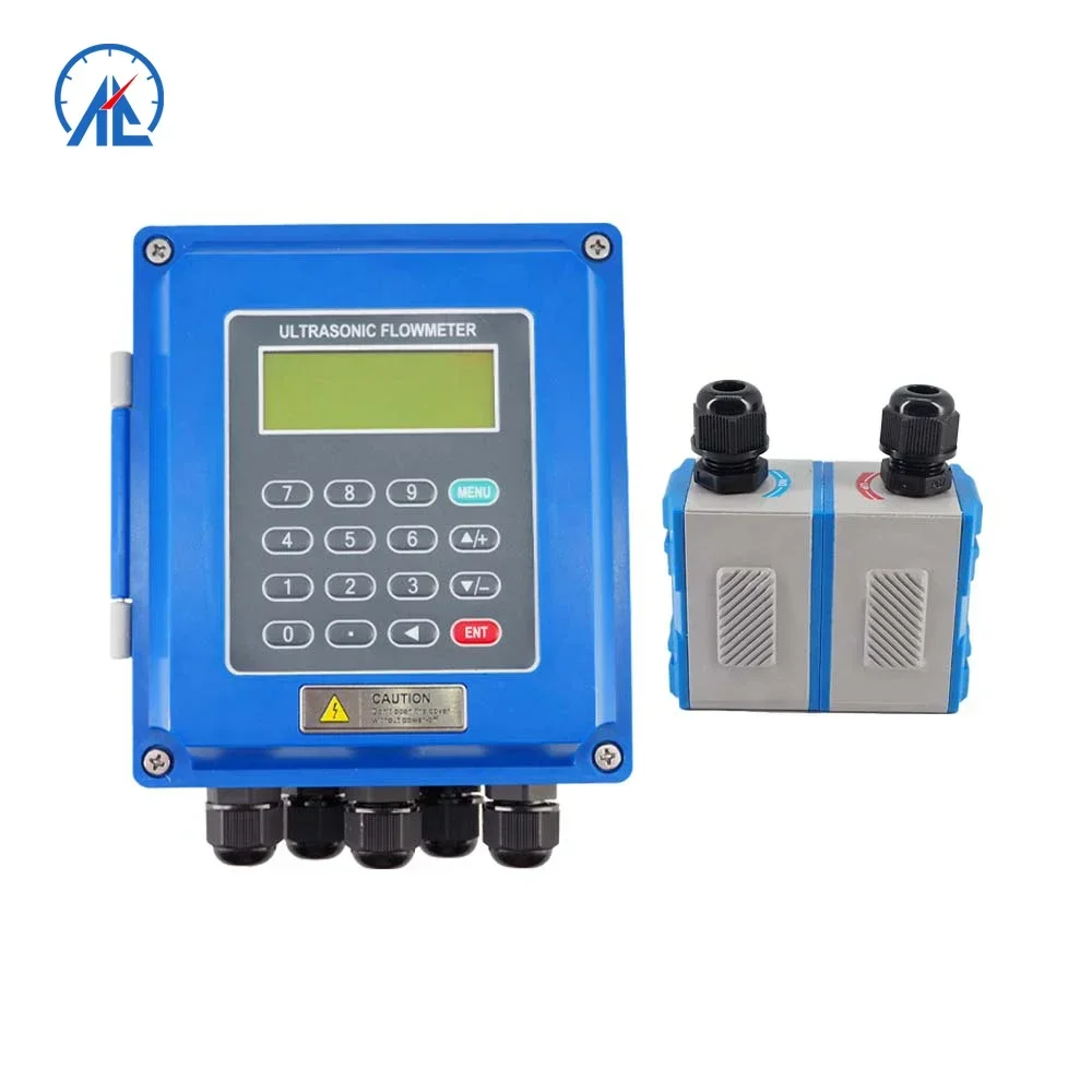 Aice Tech China Wall Mounted Clamp On Ultrasonic Water Flow Meter