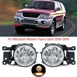 Foglight Foglamp For Mitsubishi Montero Pajero Sport 2000 2001 2002 2003 2004 Car Front Bumper Fog Light Lamp With Bulb