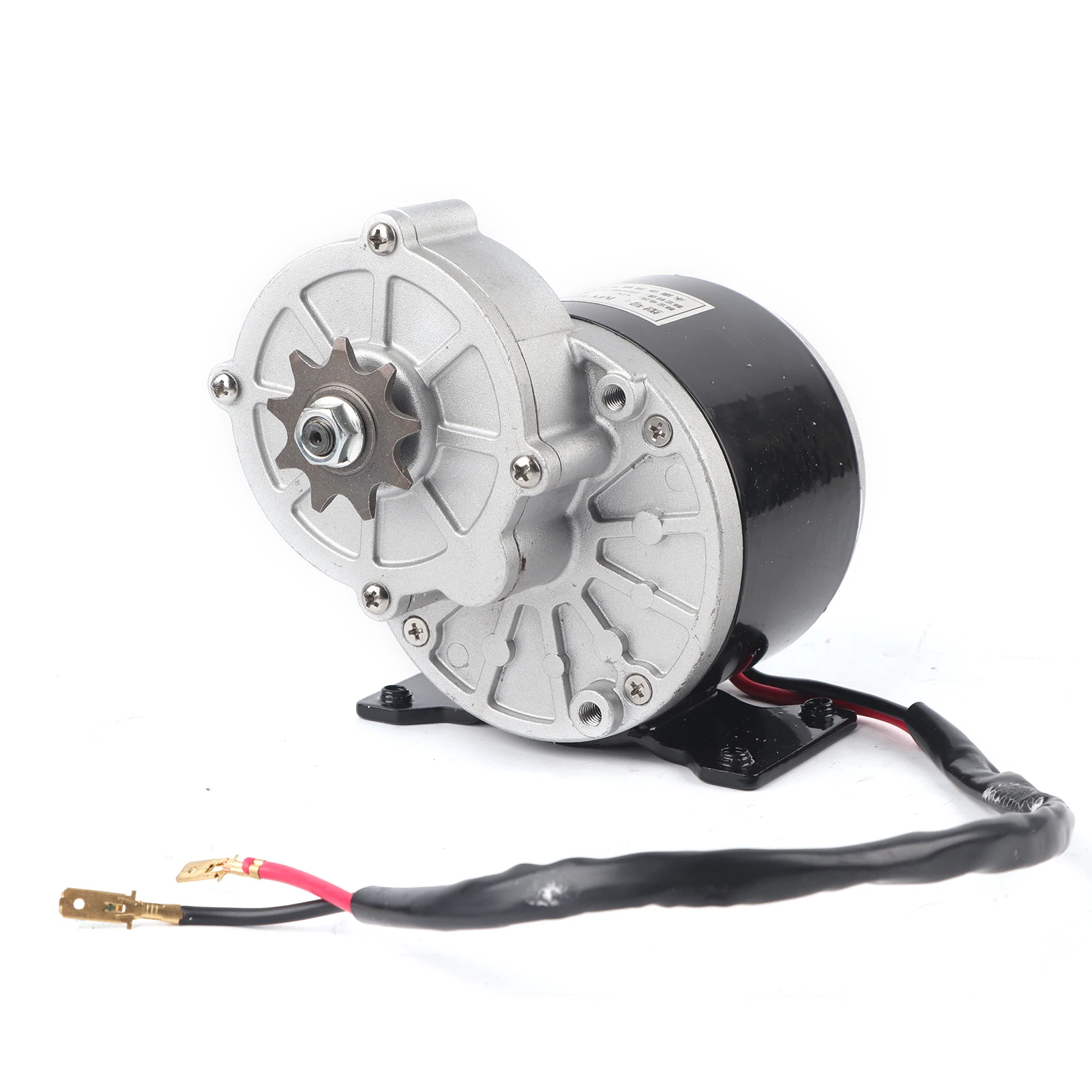 

12V 250W Gear Reduction Motor with 9-tooth Sprocket Durable Sturdy Reliable Motor with Feet for Electric Bicycles and Scooters
