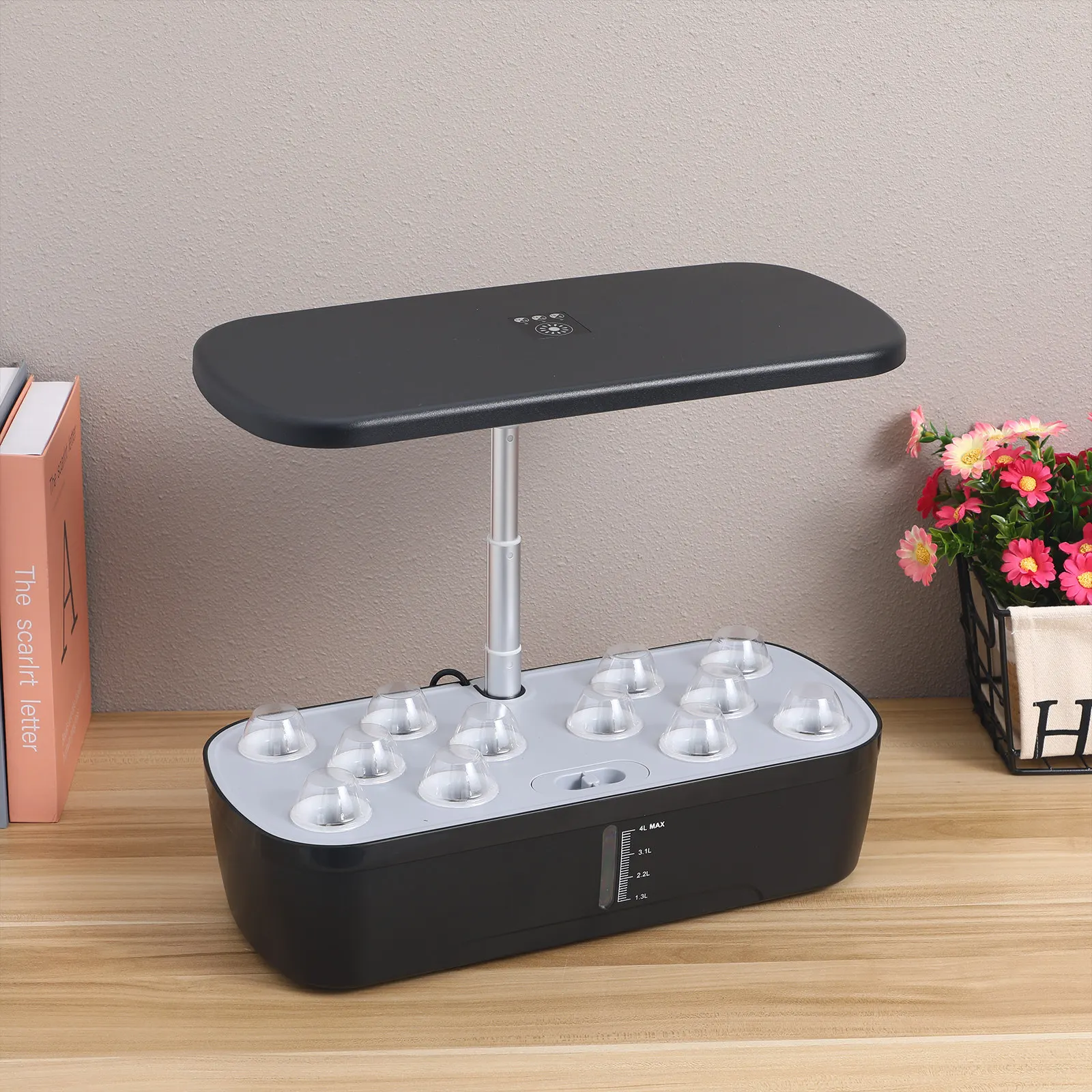 

1Set Smart Indoor Gardening System Hydroponic Plant Growing Kit with Us Plug Temperature Control Simple Operation for Vegetables