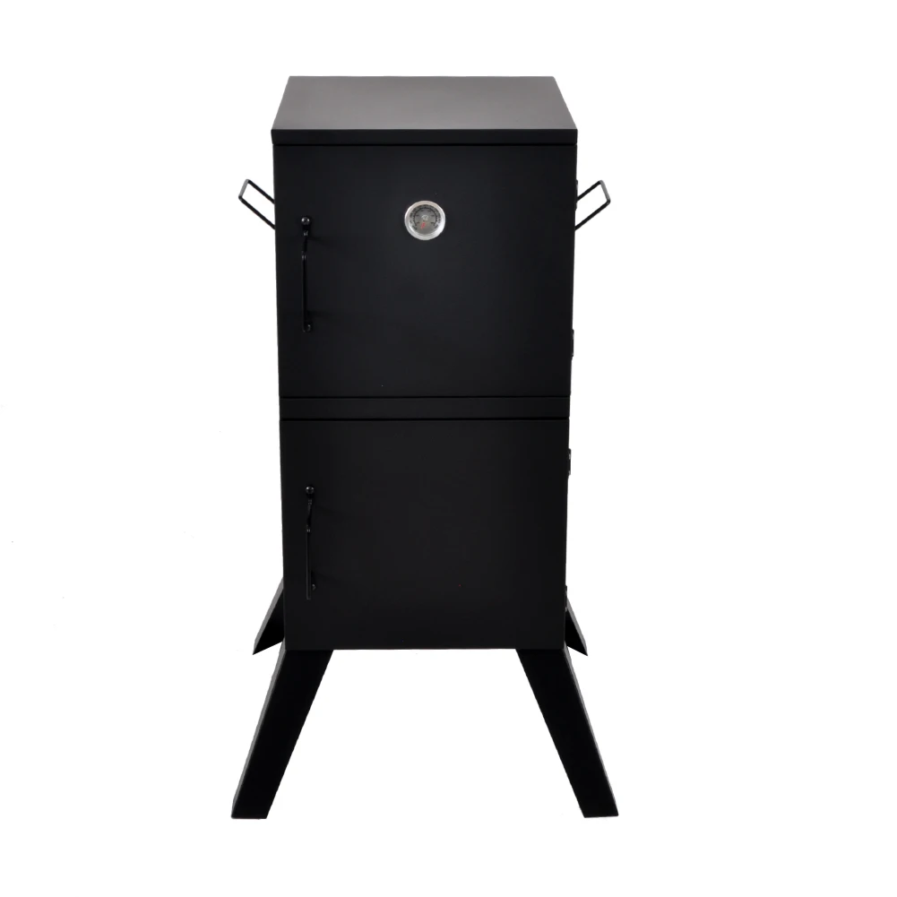 SEJR شواية مدخنة خشبية شديدة التحمل بطبقة مزدوجة من الفحم العمودي #3