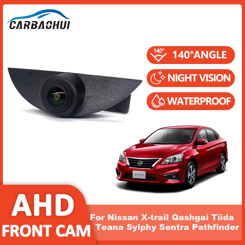 Car Front View Logo Camera AHD 1080P Parking Camera For Nissan X-trail Qashgai Tiida Teana Sylphy Sentra Pathfinder