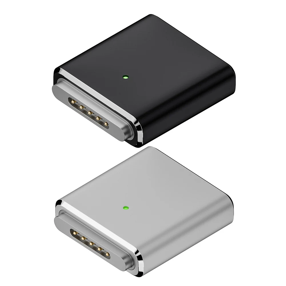 100W USB-C To Magnetic 3 Adapter with LED Indicator PD3.1 Replaceable Magnetic 3 Adapter 5A 20V for MacBook Air/for MacBook Pro