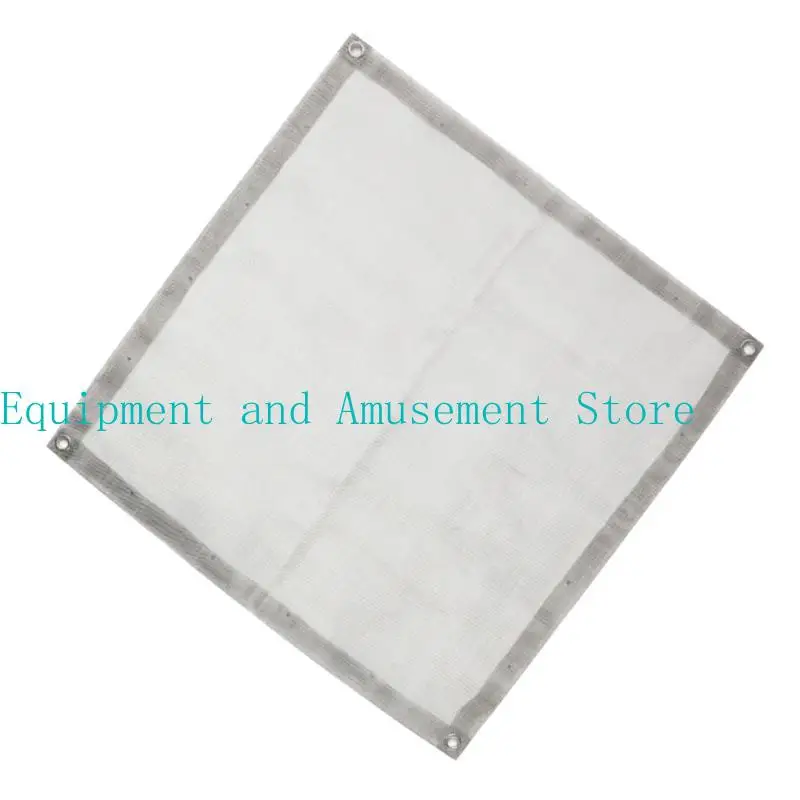 

Y1UC Camping Rack Net Stainless Steels BBQ Mesh Burning Firewood Stand Stove Mat