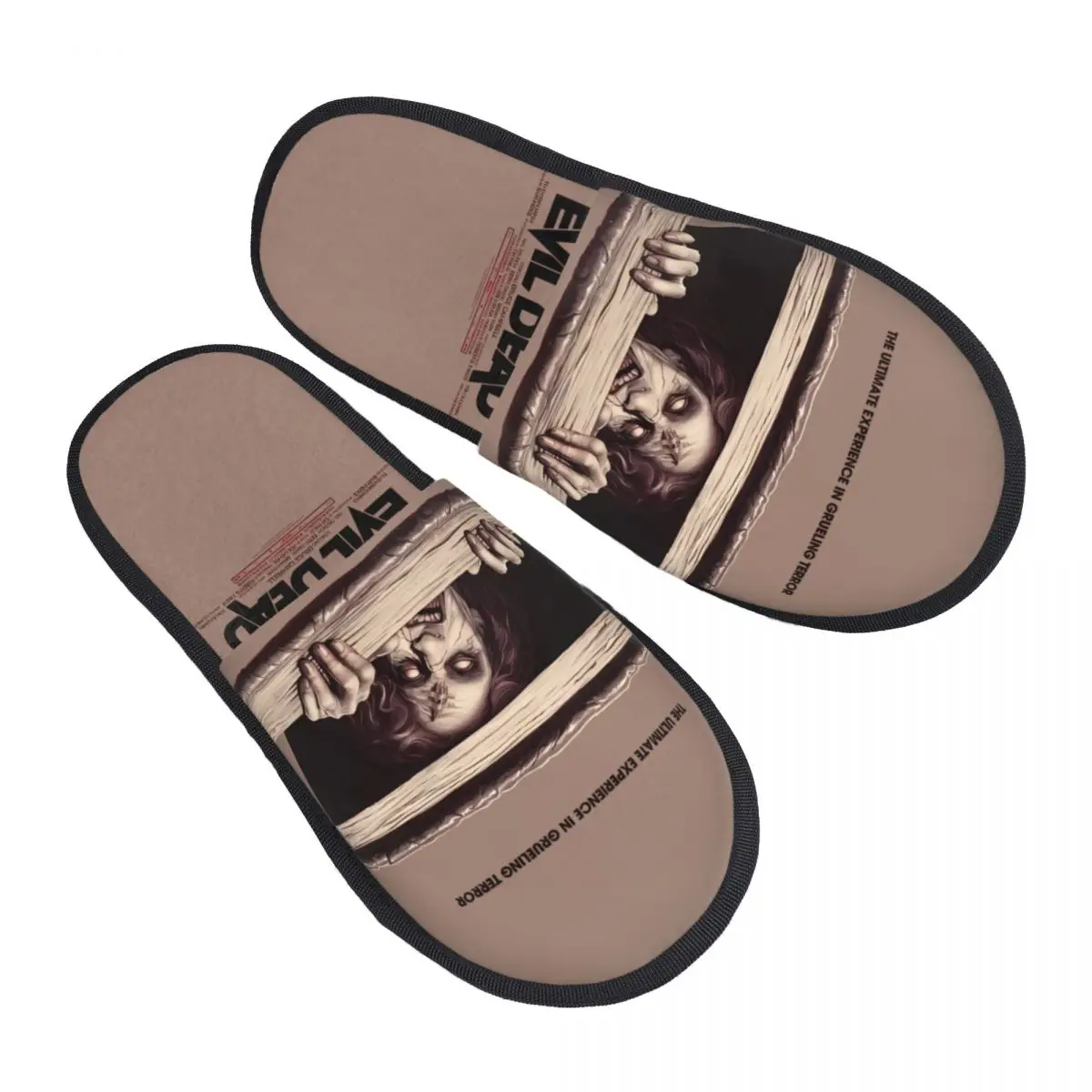 Halloween The Evil Dead Men Women Furry Warm Color printing special Neutral Home slippers