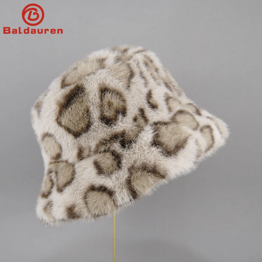 

False Mink Fur Berets Elegant Women's Winter Caps New Design Fashion Artificial Fur Hats Knitted Warm False Mink Fur Beanies Hat