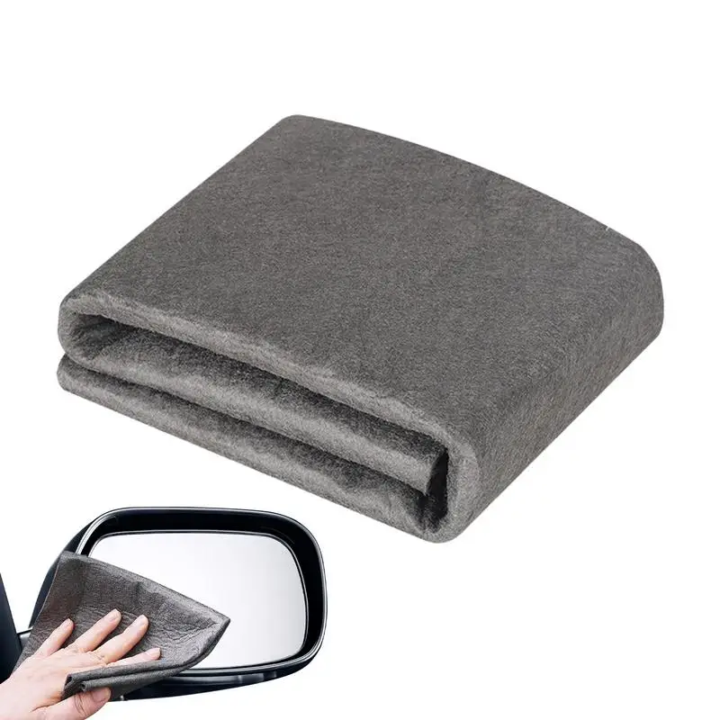 Car Glass Wiping Cloth Reusable No Trace Washing Rags Glass Wipe Towels For Car Window And Glass Cleaning Cloth Absorbent Rag