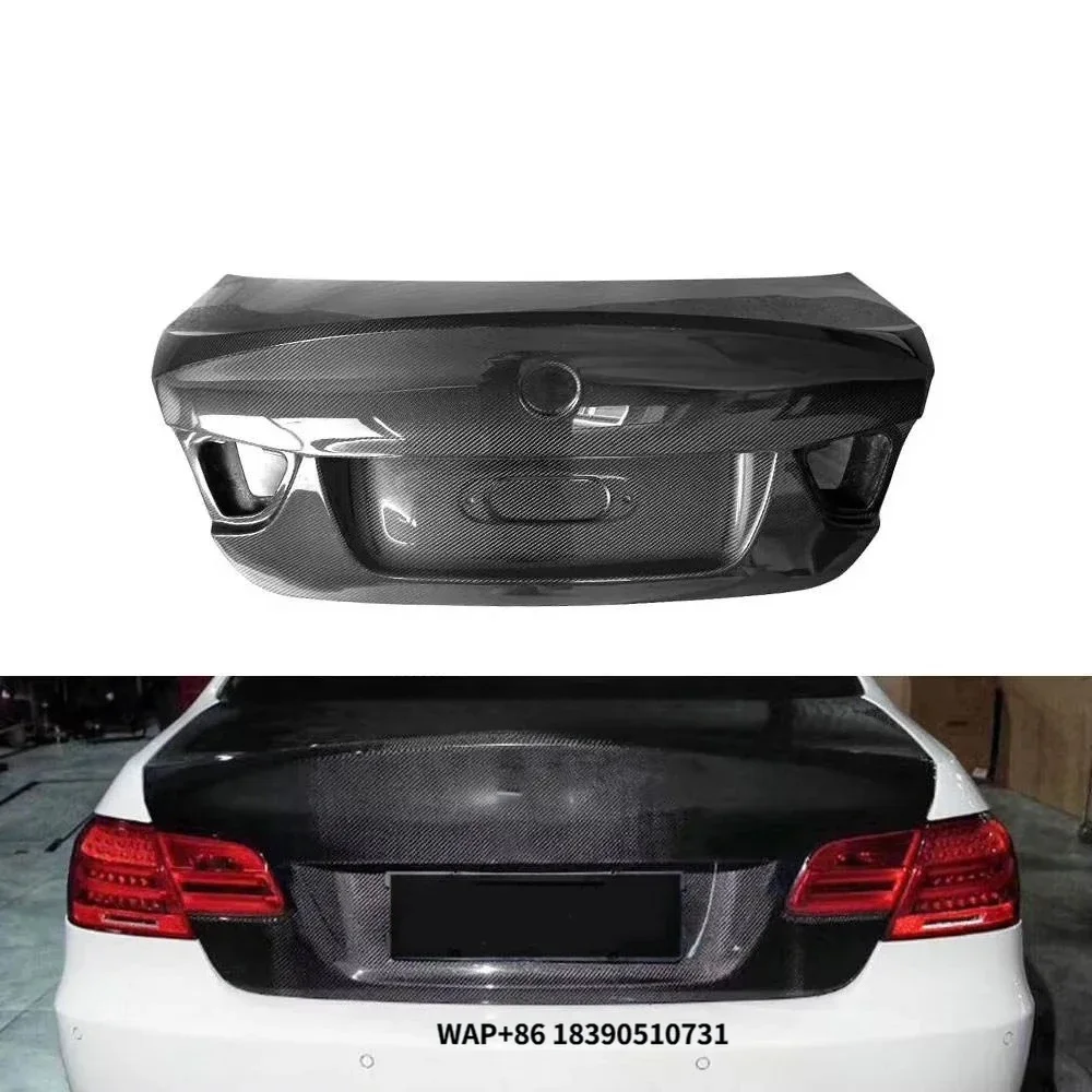 E90 2009 up CSL Carbon Fiber Trunk Carbon Hood Car Rear Trunk for E90 M3