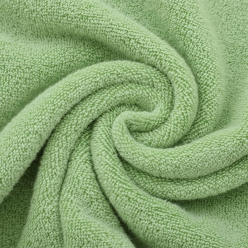 2pcs Green Cotton Towels Thickened Soft Hotel Bathroom Durable Towels Super Absorbent Gift Stripe Face Hand Bath Towel Daily Use