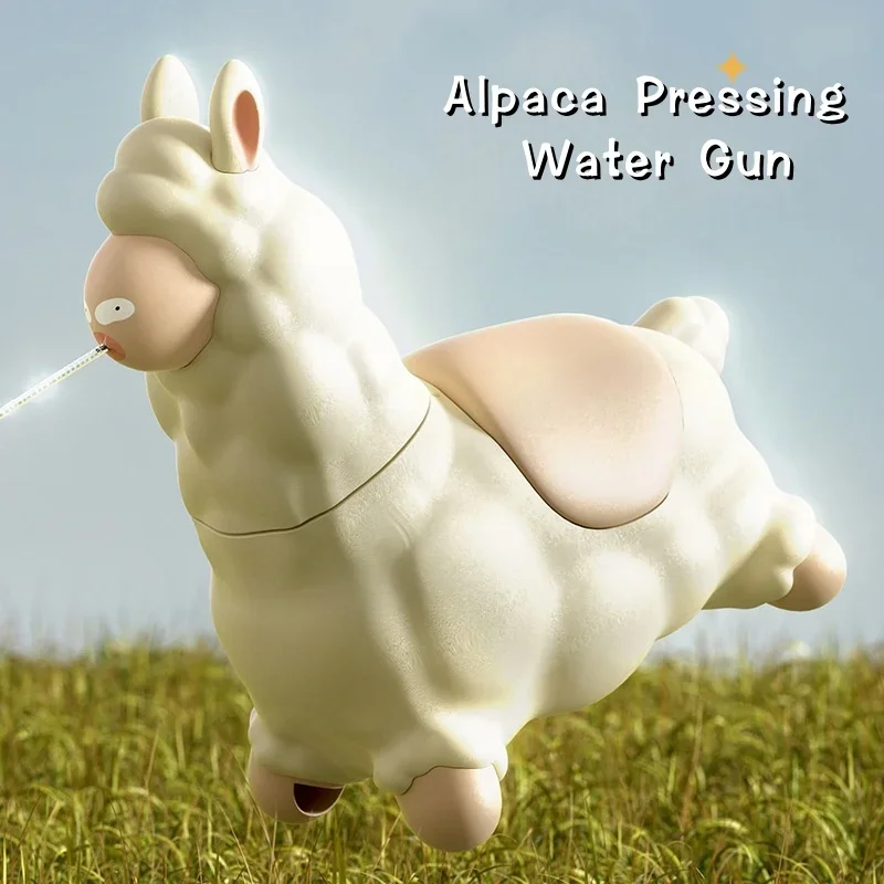 Spitting Llama Water Toy Squirt Gun Alpaca Interactive Water Sprayer with Head-Shaking Summer Backyard Beach Bathtub Water Play