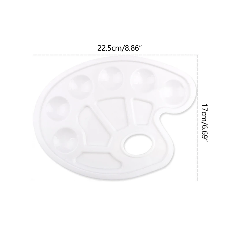13 pennelli per pittura acrilica con tavolozza colori Pennello per acquerello Pennello per capelli in nylon per pittura