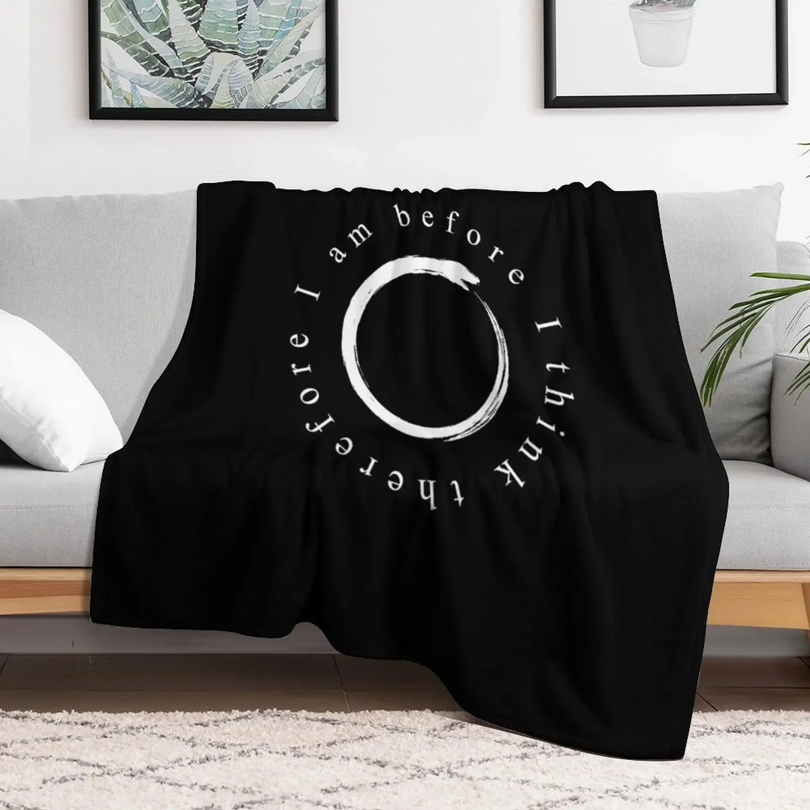 I am, I Think - Ouroboros Throw Blanket All Season Soft Lightweight Blanket for Home