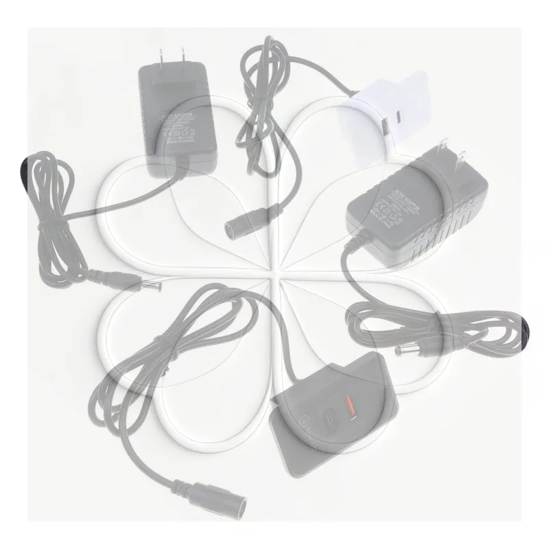 Dual Port Embedded Desktop Charging Hub USB & Type-C Power Adapter Fast Charging Station for Office Home Desk Use