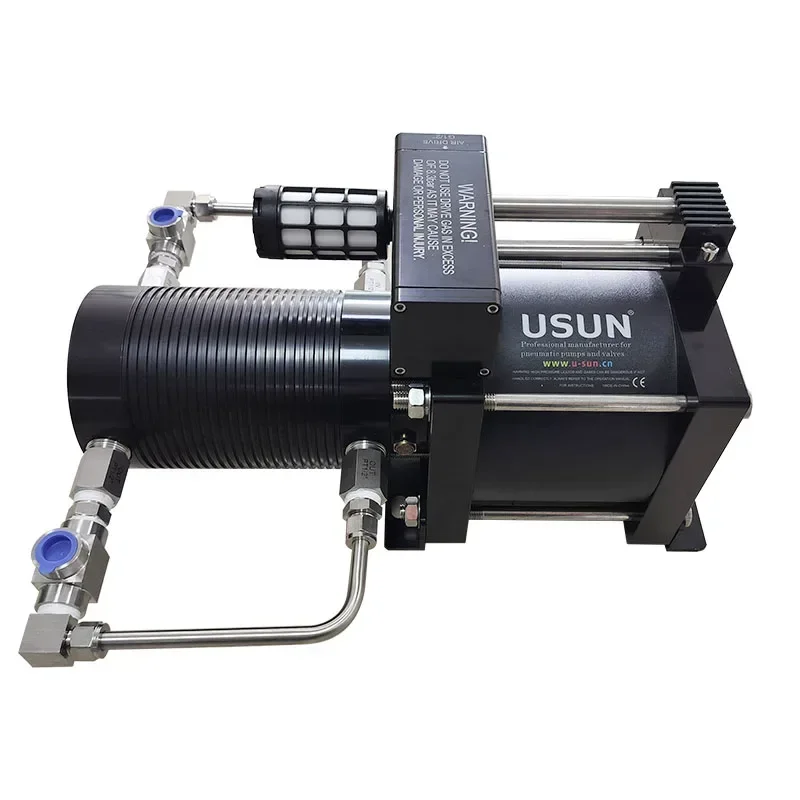 USUN brand Model:ZB07  Stainless steel end  high pressure  pneumatic driven refrigerant recovery pump