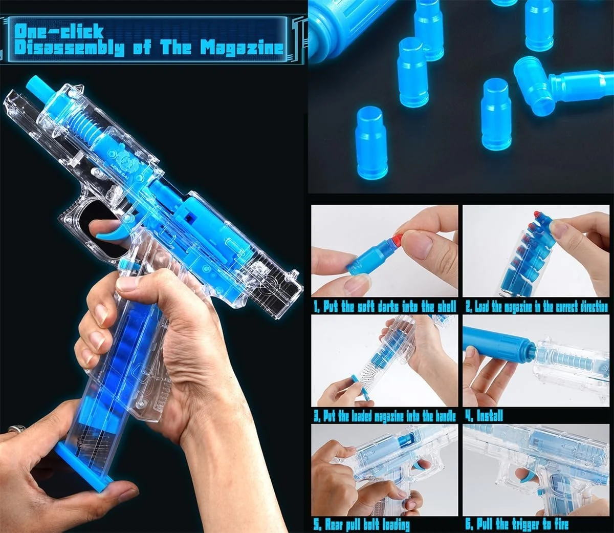 Shell Ejection Toy Guns For Boys Soft Bullet Guns Dropshipping Birthday Gift