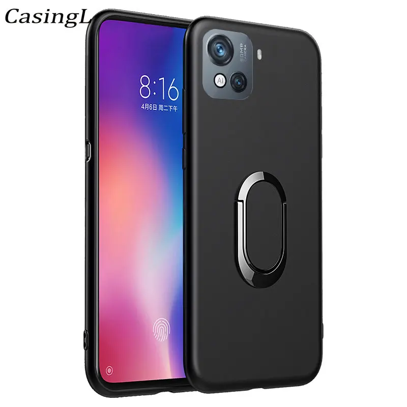 For Blackview Oscal C80 Case Full Protection Silicone Matte Cover With Ring For Black View Oscal C80 Shockproof Case