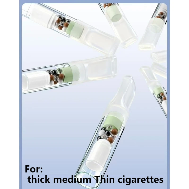 Fit for 5.5 6 7.6 8mm Disposable Microfilter Smoking filters Reducing Tar Healthy Cigarette filter multiple filtering Smoke Tool