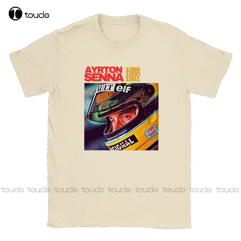 Ayrton Senna Tribute Tee: Racing Legend-Inspired Design | Racing Legend Tee O-Neck Streetwear Oversized Xs-5Xl Custom Gift