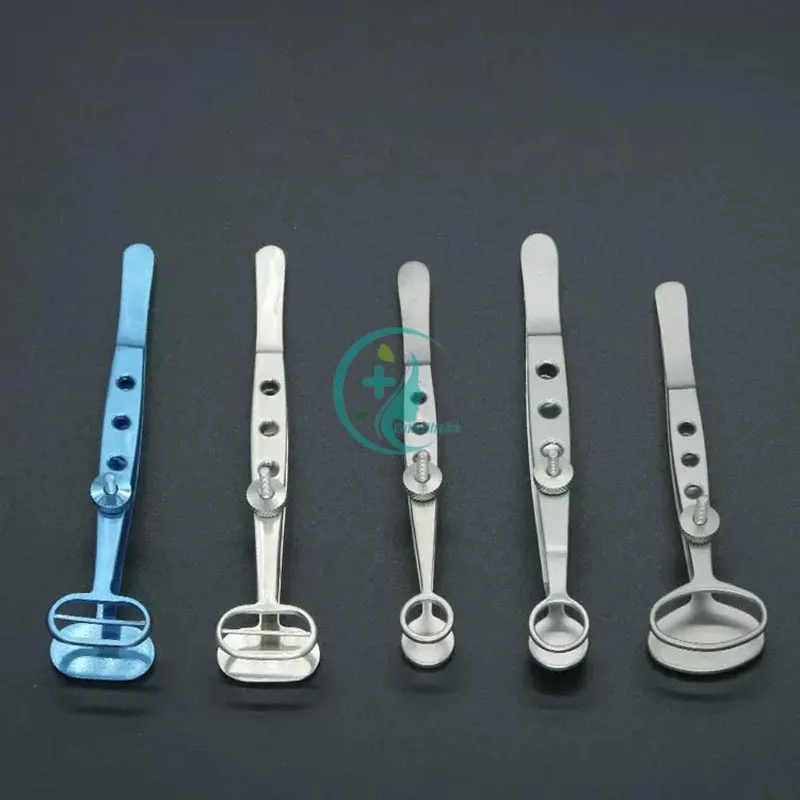 Stainless Steel Granuloma Clip Cyst Forceps Microophthalmic Meibomian Gland Forceps Double Eyelid Reversing Tool