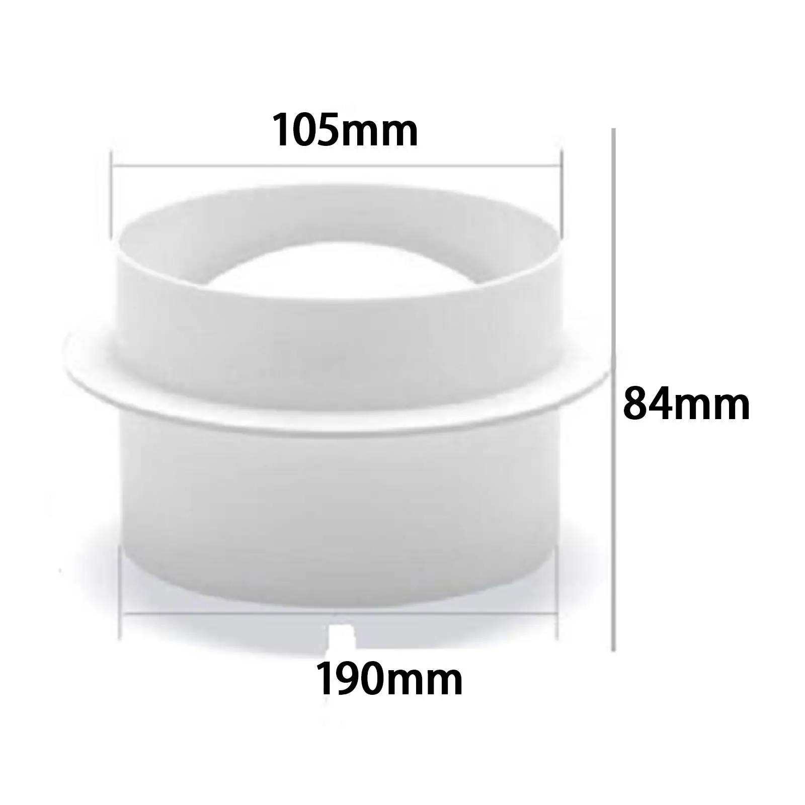 Exhaust Fan Pipe Draft Blocker, Practical Leak-Proof Bottom Draft Damper for