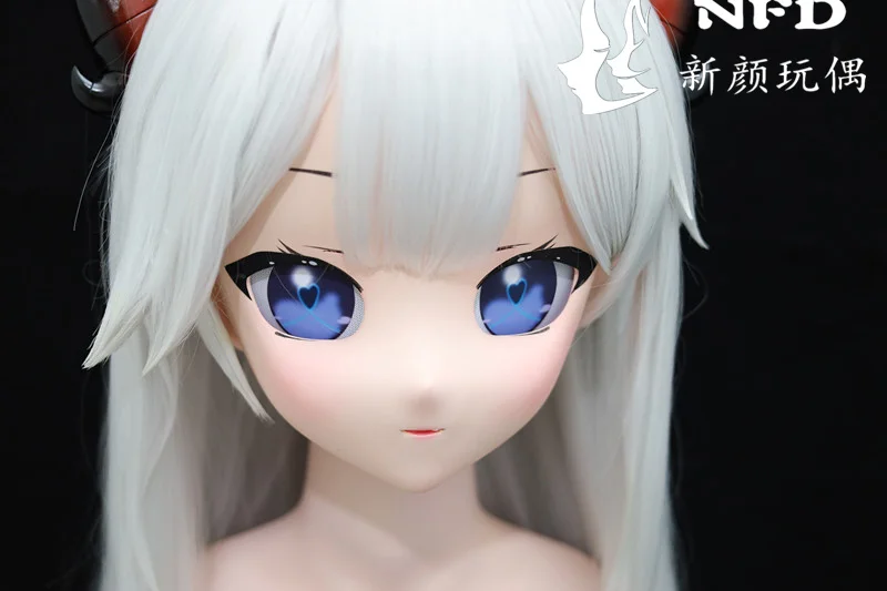 

(NFD36)Customize Crossdress Doll Full Head With Lock Cute Female/Girl Japanese Animego Character Kig Cosplay Kigurumi Mask