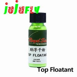 Jujufly-polvo flotante para pesca con mosca, 20ml, para moscas secas y emergadores, productos químicos para pesca con mosca, aditivos flotantes no tóxicos