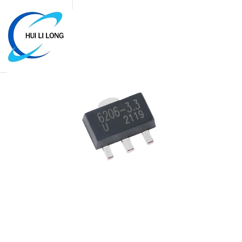 10pcs/lot XC6206P332PR XC6206P302PR XC6206P362PR SOT-89 SOT89 3.3V 3V 3.6V 500mA LDO Chip IC Controller New Original