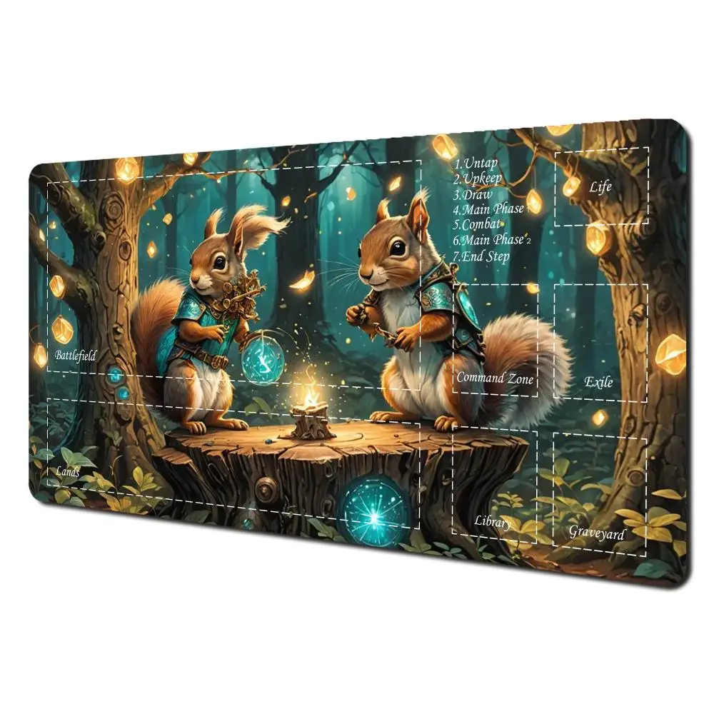 

MagicMouse pad Fantasy-themed MTG TCG gamming playmat game play mat Duel pads Beginner Card Battles Commander Gaming Deskpad