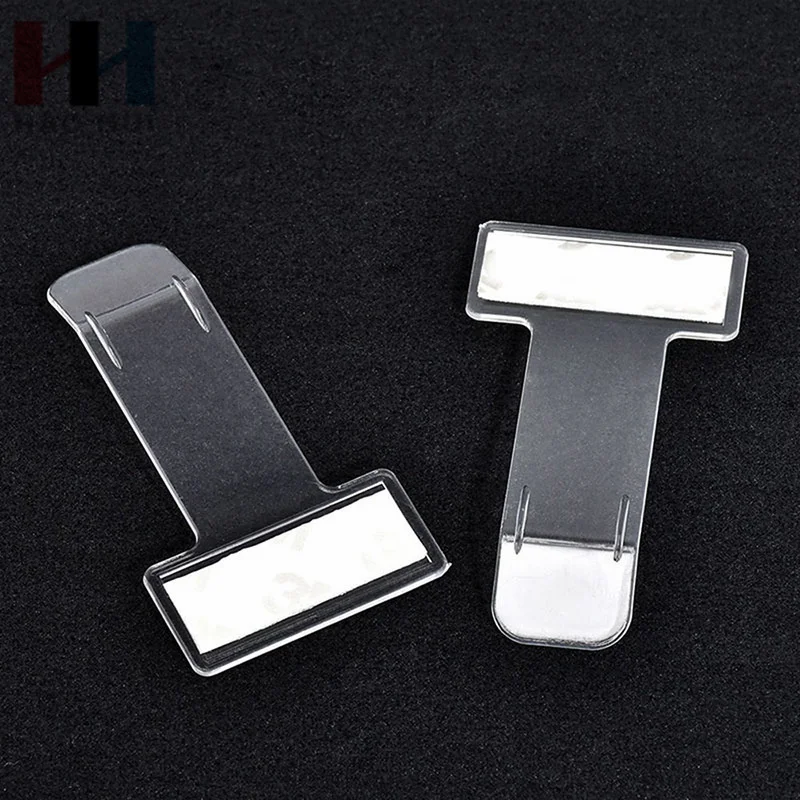 Transparent Car Vehicle Parking Ticket Receipt Permit Card Holder Clip Sticker Windscreen Plastic Universal Car Accessories