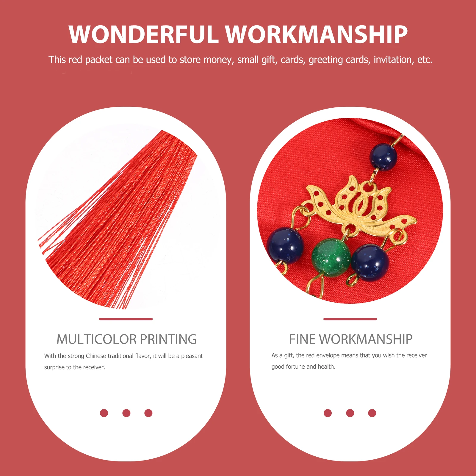 

Charming Chinese Red Packet Wedding Gift Envelopes For Special Occasions